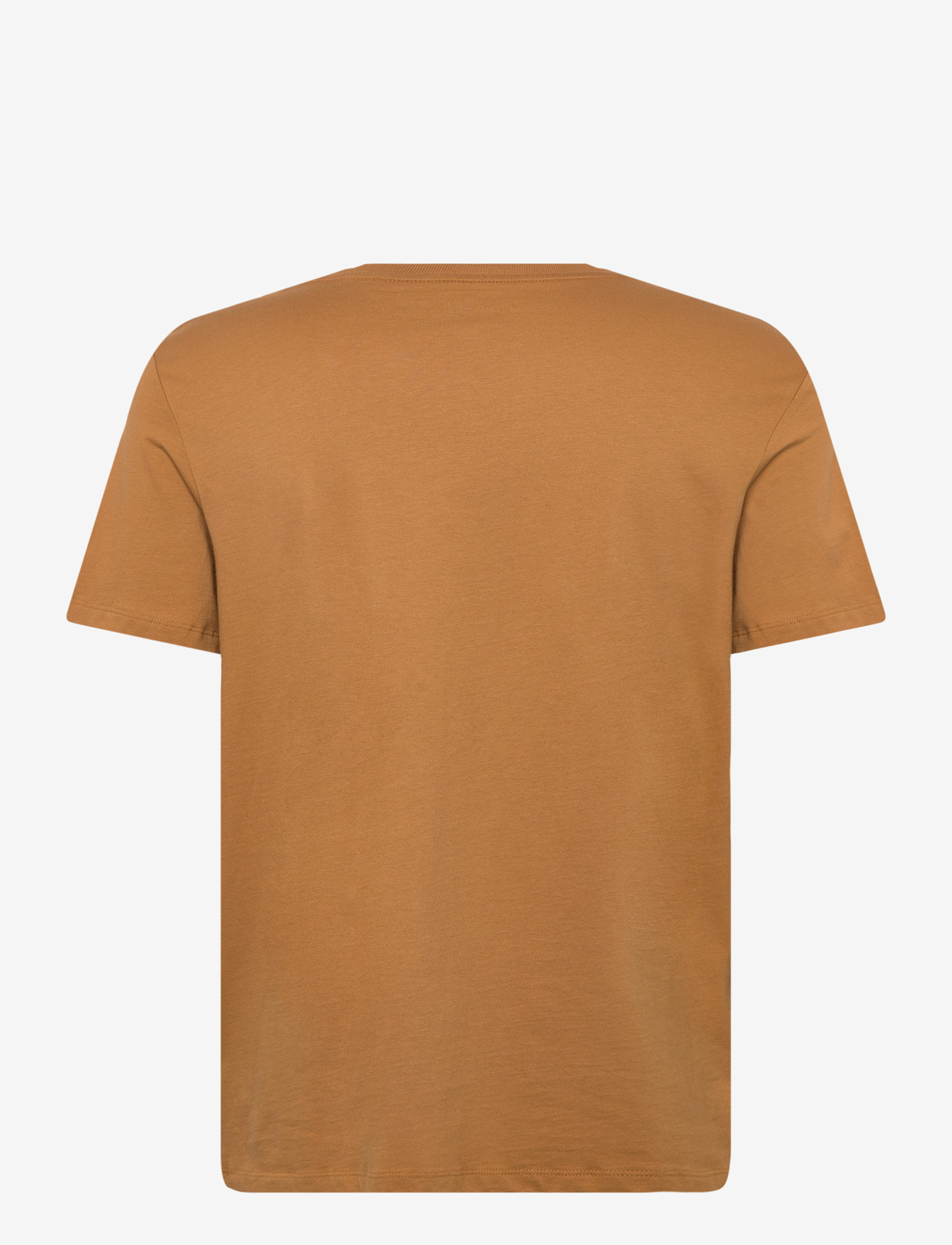 Timberland - STACK LOGO Colored Short Sleeve Tee WHEAT BOOT - lühikeste varrukatega t-särgid - medium brown - 2
