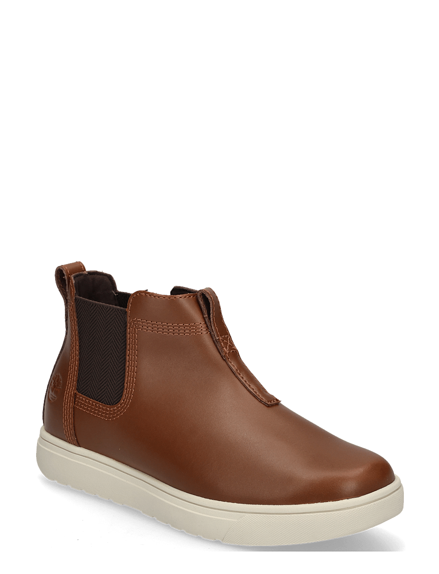 Timberland - MID PULL ON SNEAKER - madala säärega tossud - md brn f grain - 0