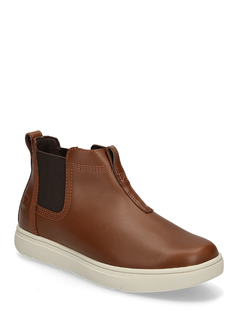 Timberland - MID PULL ON SNEAKER - hoher schnitt - md brn f grain - 0