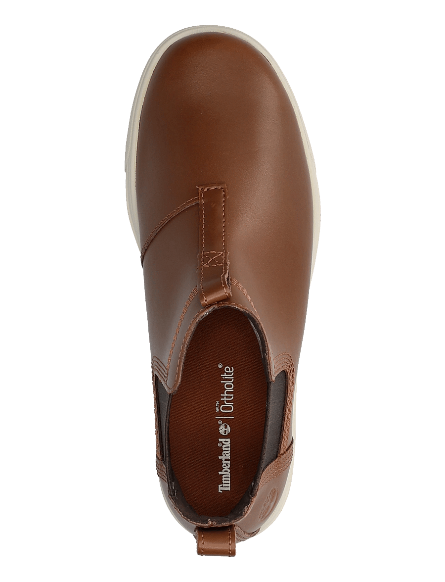 Timberland - MID PULL ON SNEAKER - madala säärega tossud - md brn f grain - 3