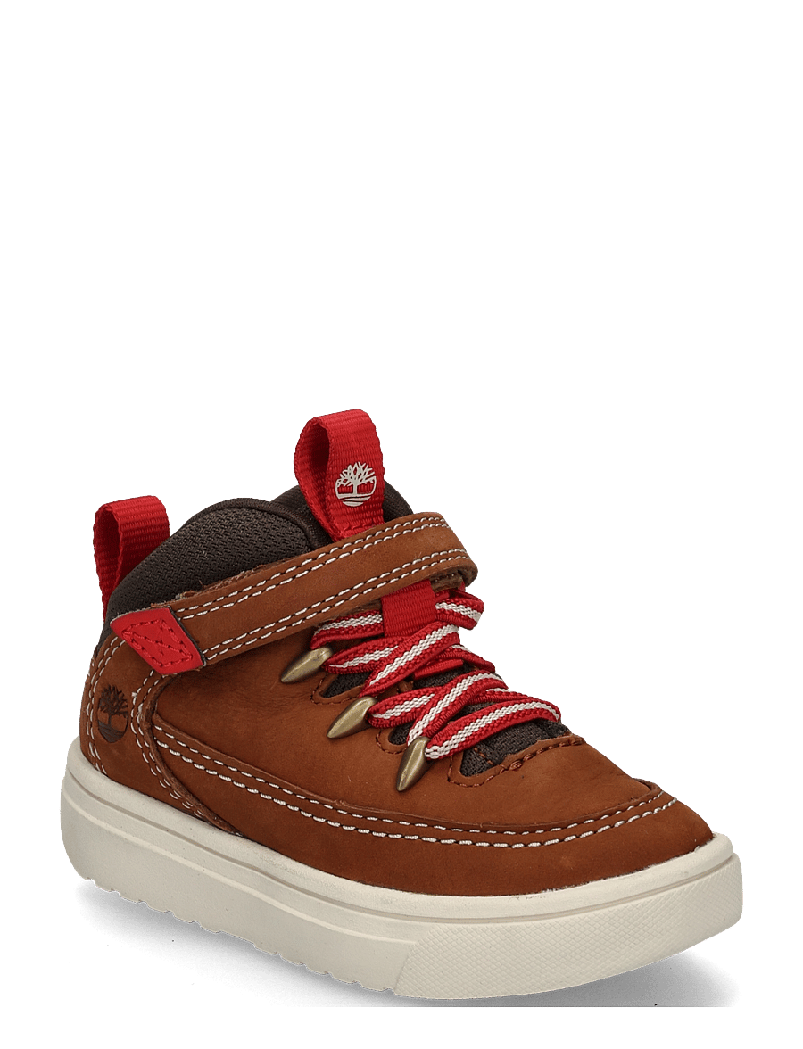 Timberland - MID HOOK & LOOP SNEAKER - hoher schnitt - rust nb w dkbrn - 0
