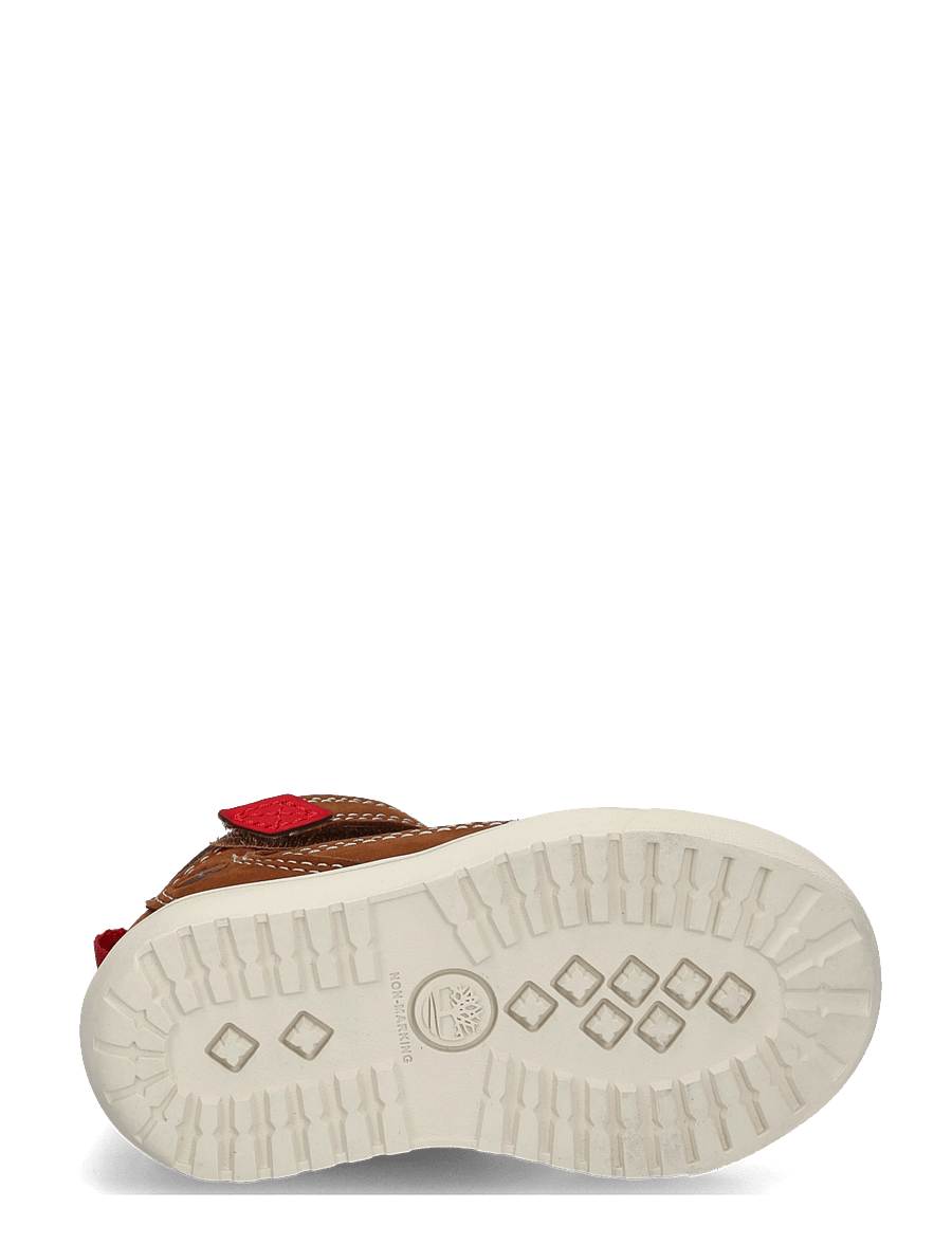 Timberland - MID HOOK & LOOP SNEAKER - hoher schnitt - rust nb w dkbrn - 4