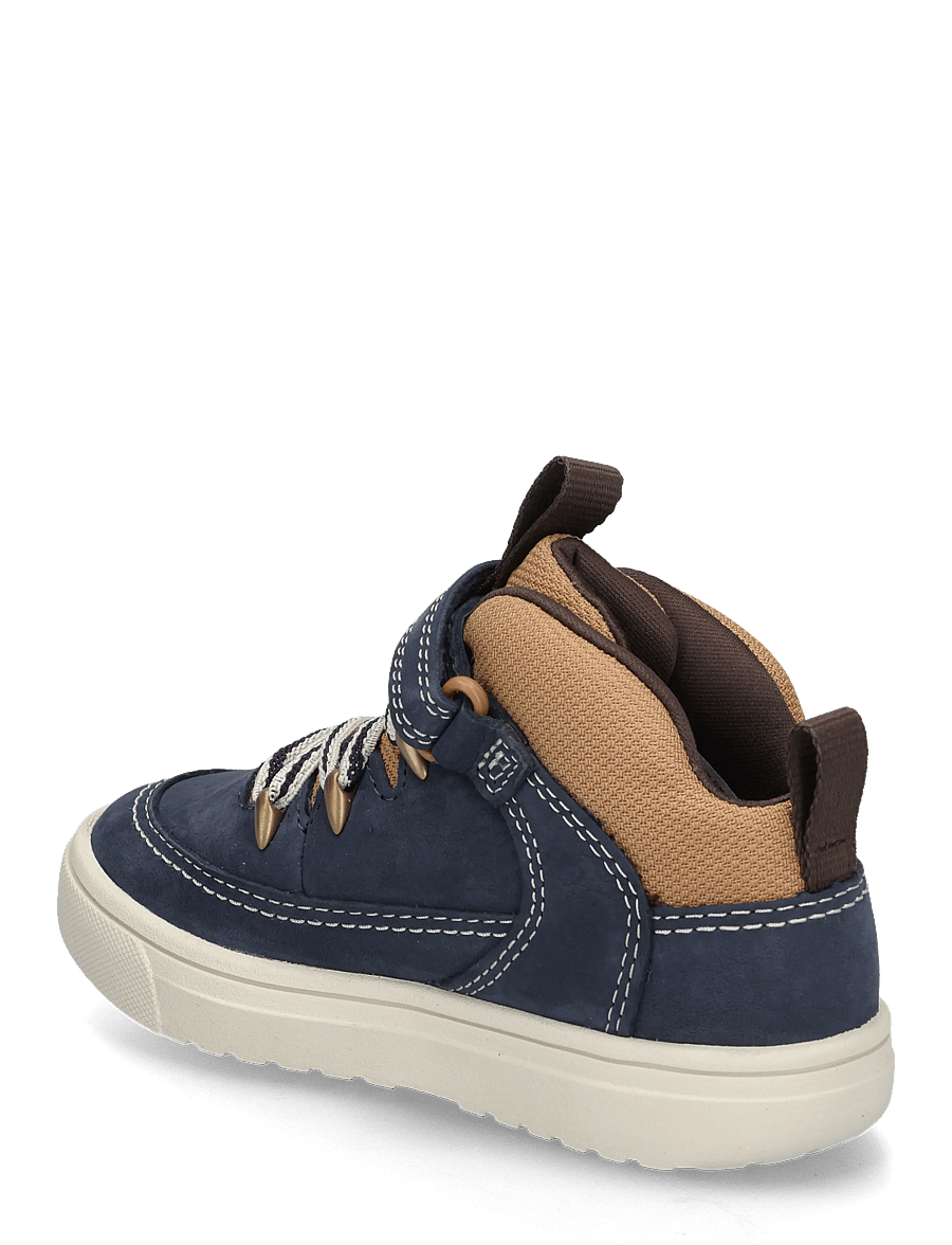 Timberland - MID HOOK & LOOP SNEAKER - baskets montantes - dkbluenbkwmdbrn - 1