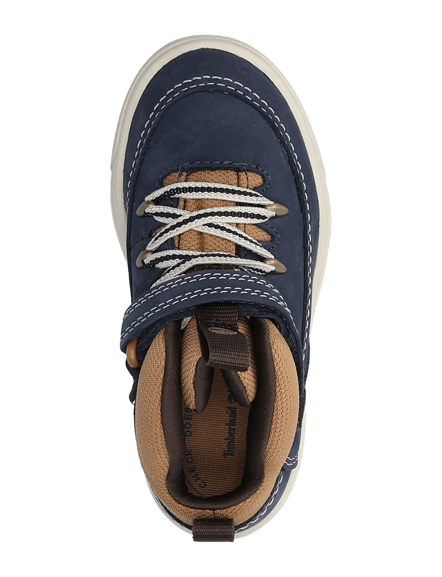 Timberland - MID HOOK & LOOP SNEAKER - baskets montantes - dkbluenbkwmdbrn - 3
