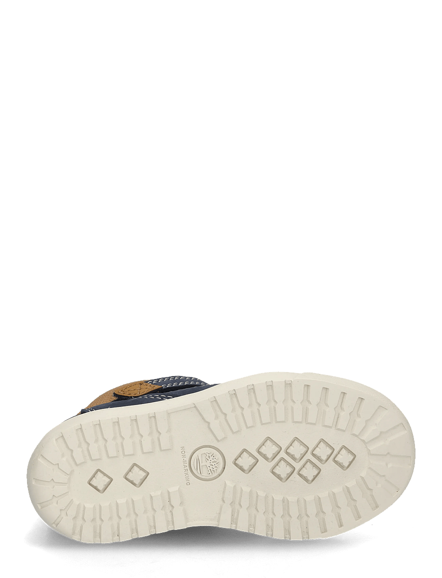 Timberland - MID HOOK & LOOP SNEAKER - baskets montantes - dkbluenbkwmdbrn - 4