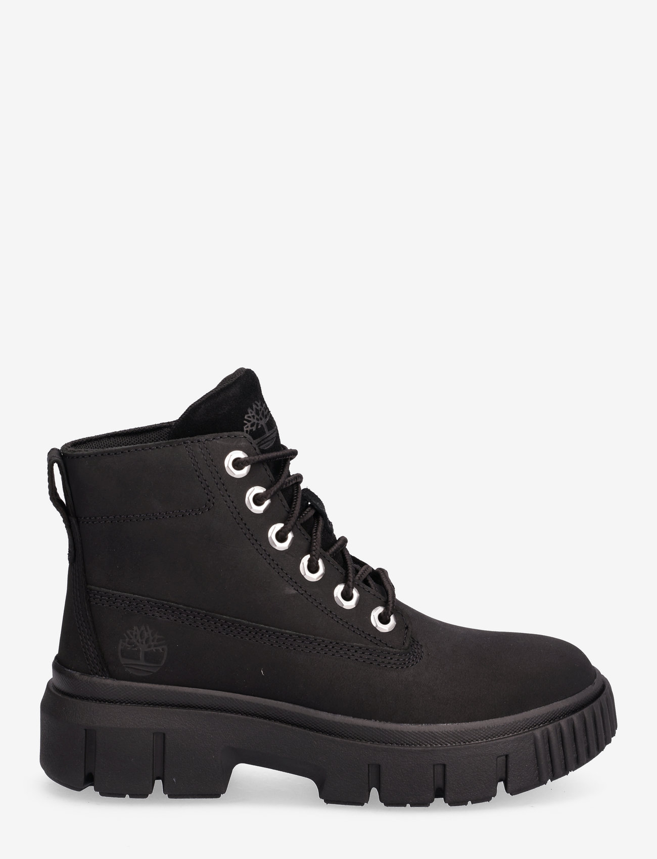 Timberland - Greyfield MID LACE UP BOOT BLACK - geschnürte stiefel - black - 1
