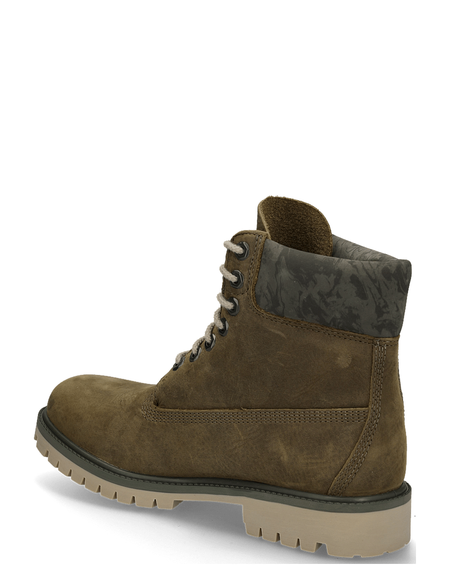 Timberland - 6 INCH LACE UP WATERPROOF BOOT - støvler med snøre - dkgrnnbk w camo - 1