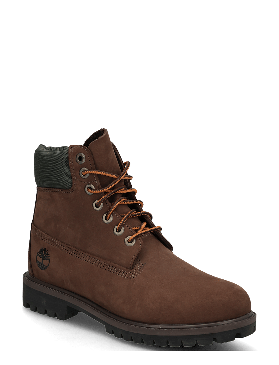 Timberland - 6 INCH LACE UP WATERPROOF BOOT - boots - dkbrownnbkwgold - 0
