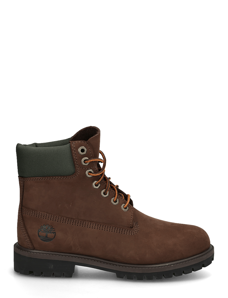 Timberland - 6 INCH LACE UP WATERPROOF BOOT - desert boots - dkbrownnbkwgold - 1