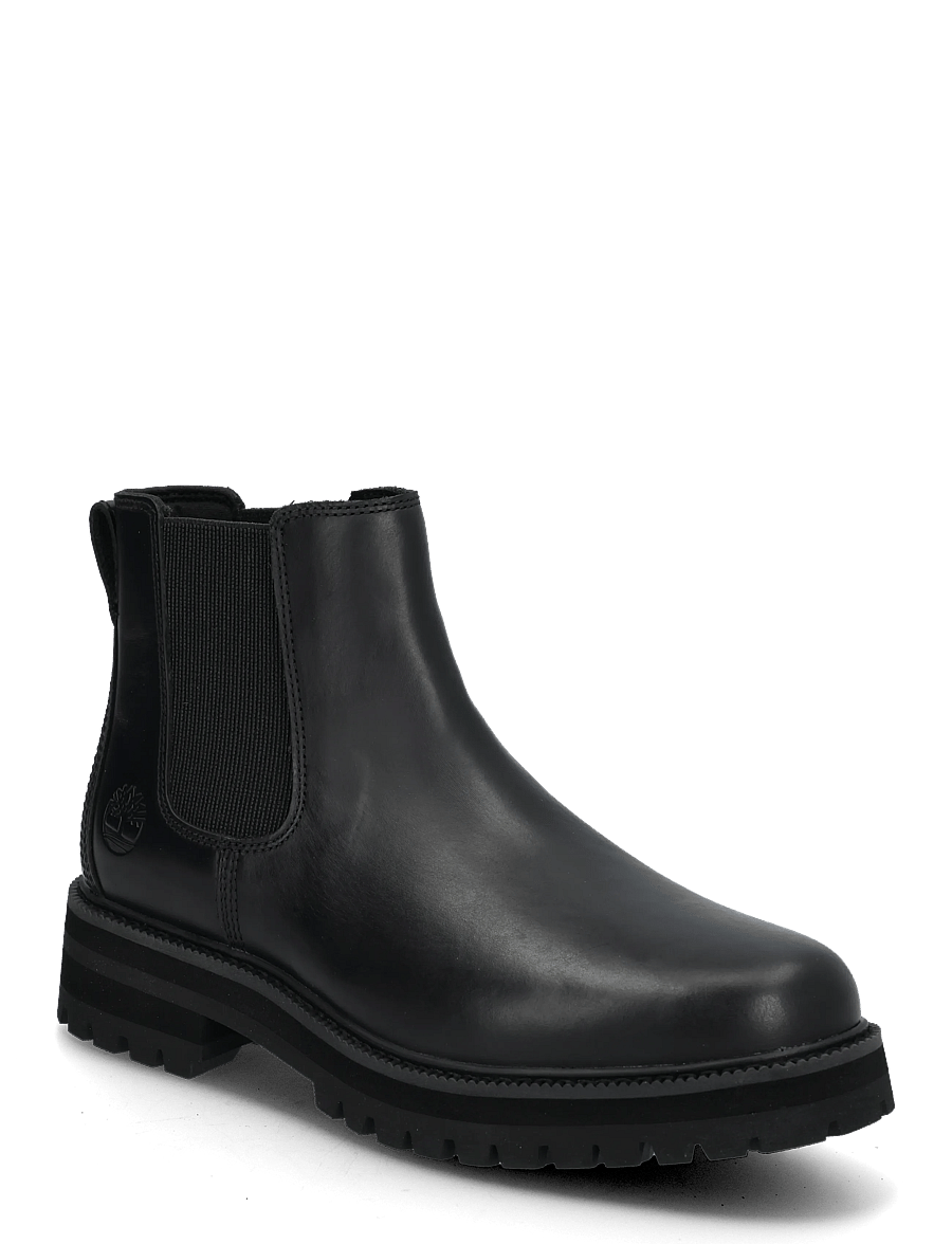 Timberland - MID CHELSEA BOOT - chelsea boots - blk full grain - 0