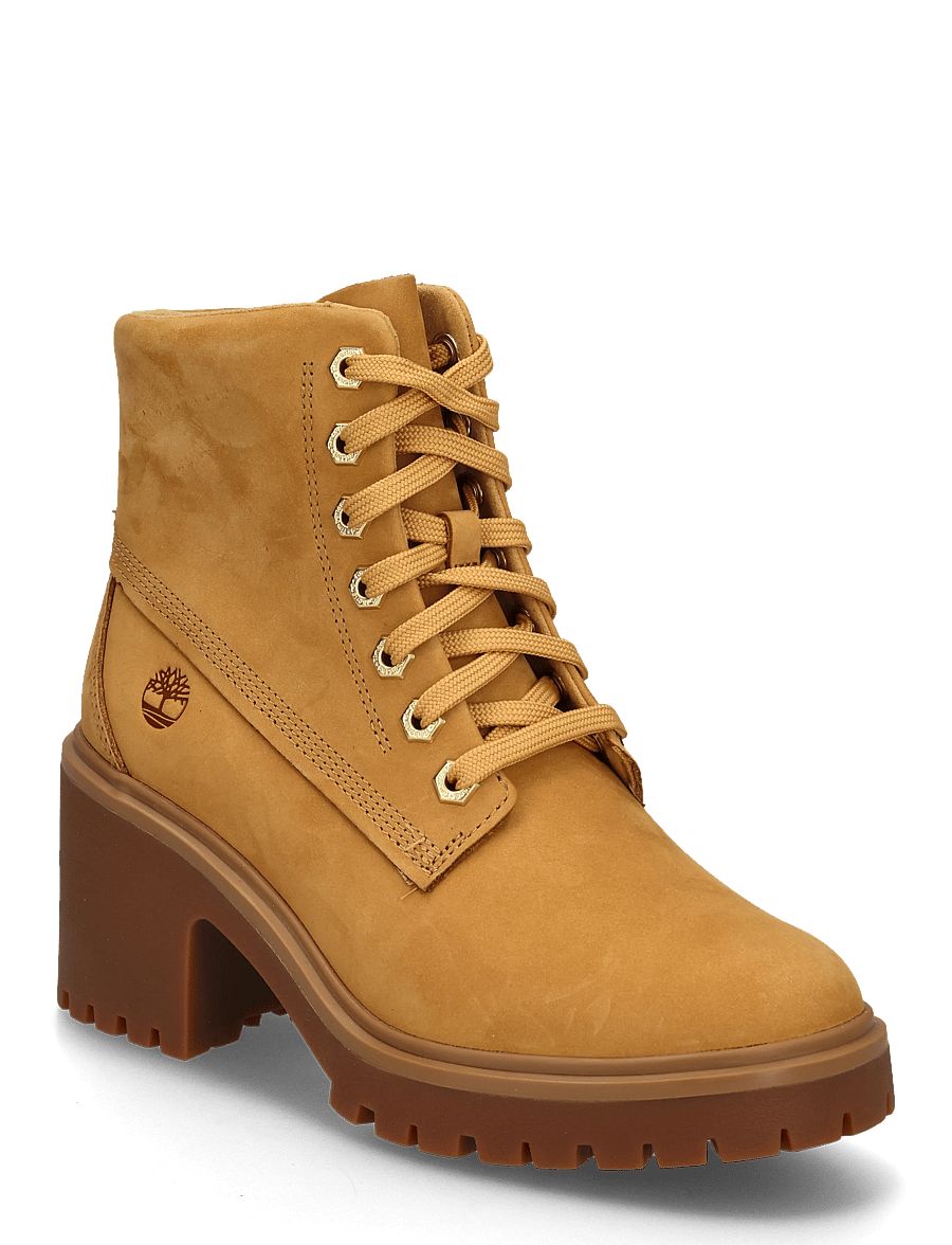 Timberland - MID LACE UP BOOT - paeltega saapad - wheat nubuck - 0