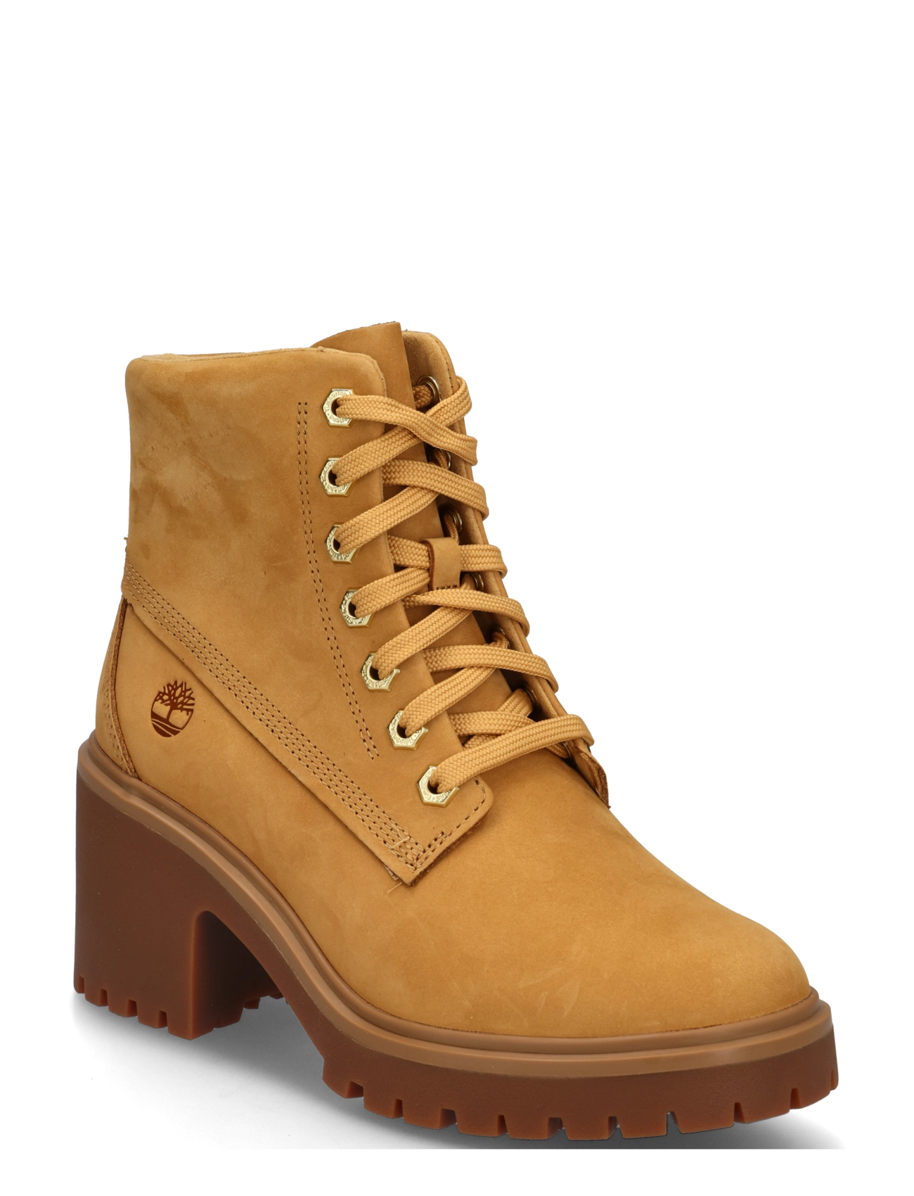 Timberland MID LACE UP BOOT - Kängor - WHEAT NUBUCK / brown