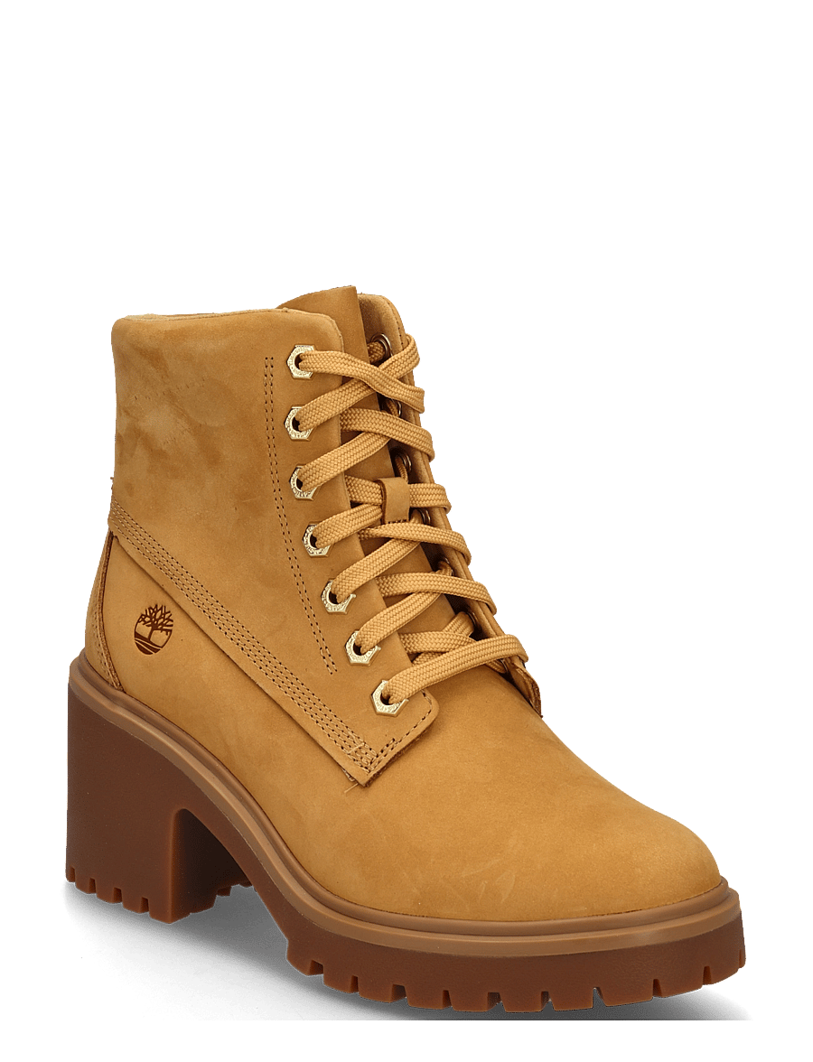 Timberland - MID LACE UP BOOT - paeltega saapad - wheat nubuck - 0