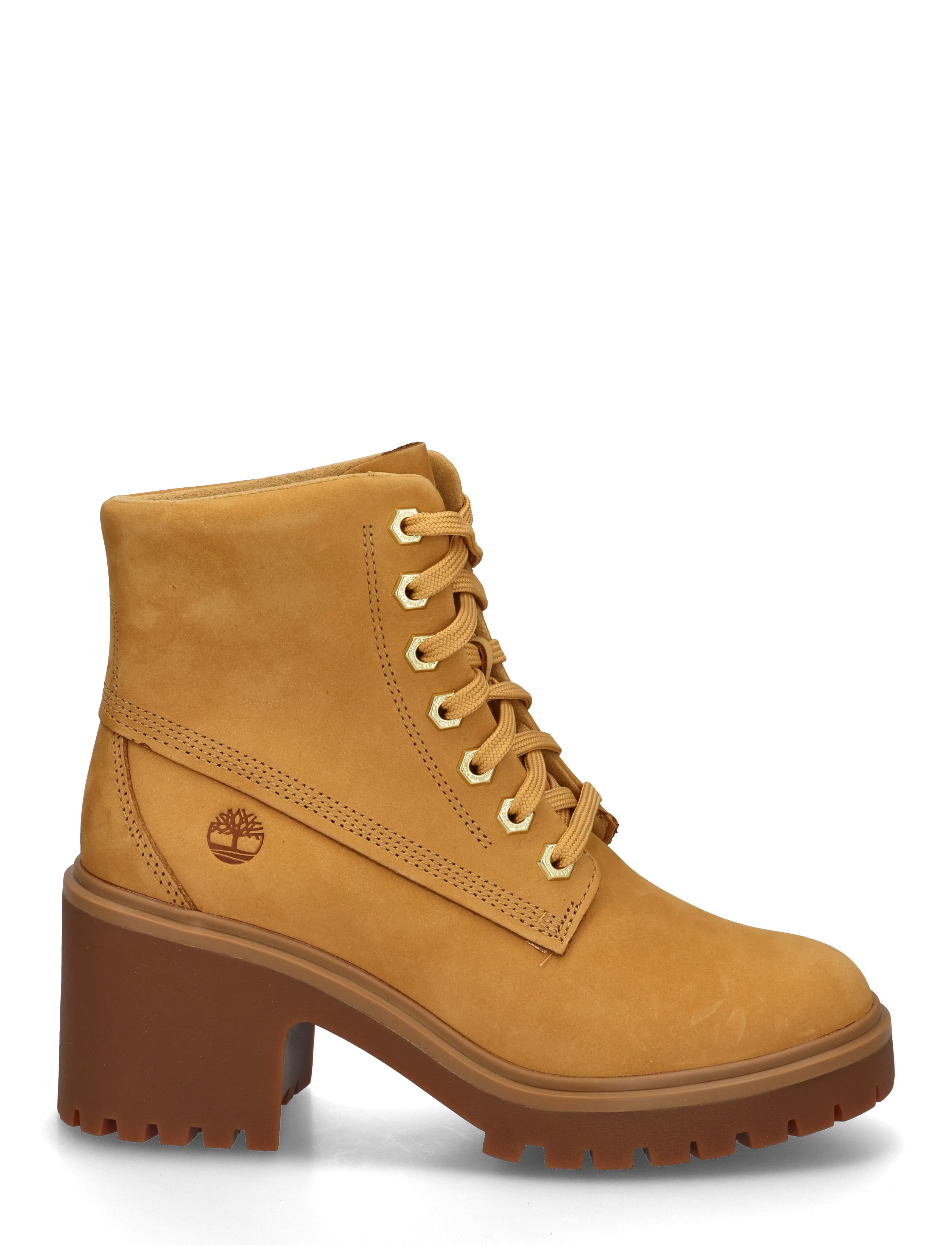 Timberland - MID LACE UP BOOT - paeltega saapad - wheat nubuck - 2