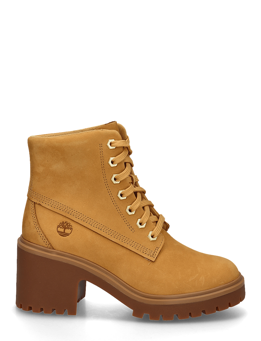 Timberland - MID LACE UP BOOT - paeltega saapad - wheat nubuck - 2
