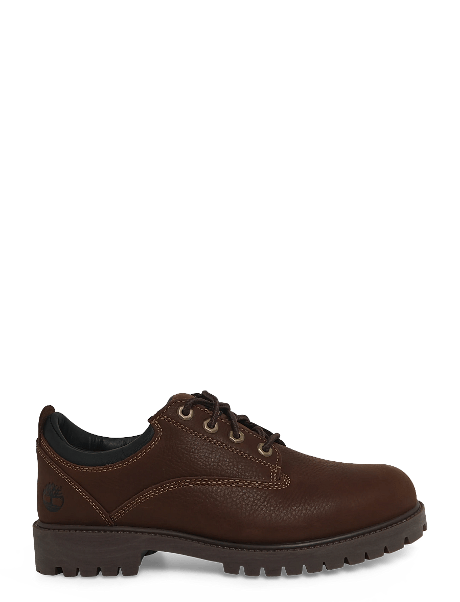 Timberland - LACE UP SHOE - schnürstiefel - dk brn f grain - 2