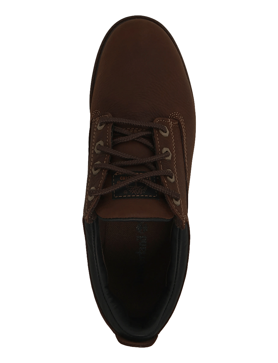 Timberland - LACE UP SHOE - schnürstiefel - dk brn f grain - 3
