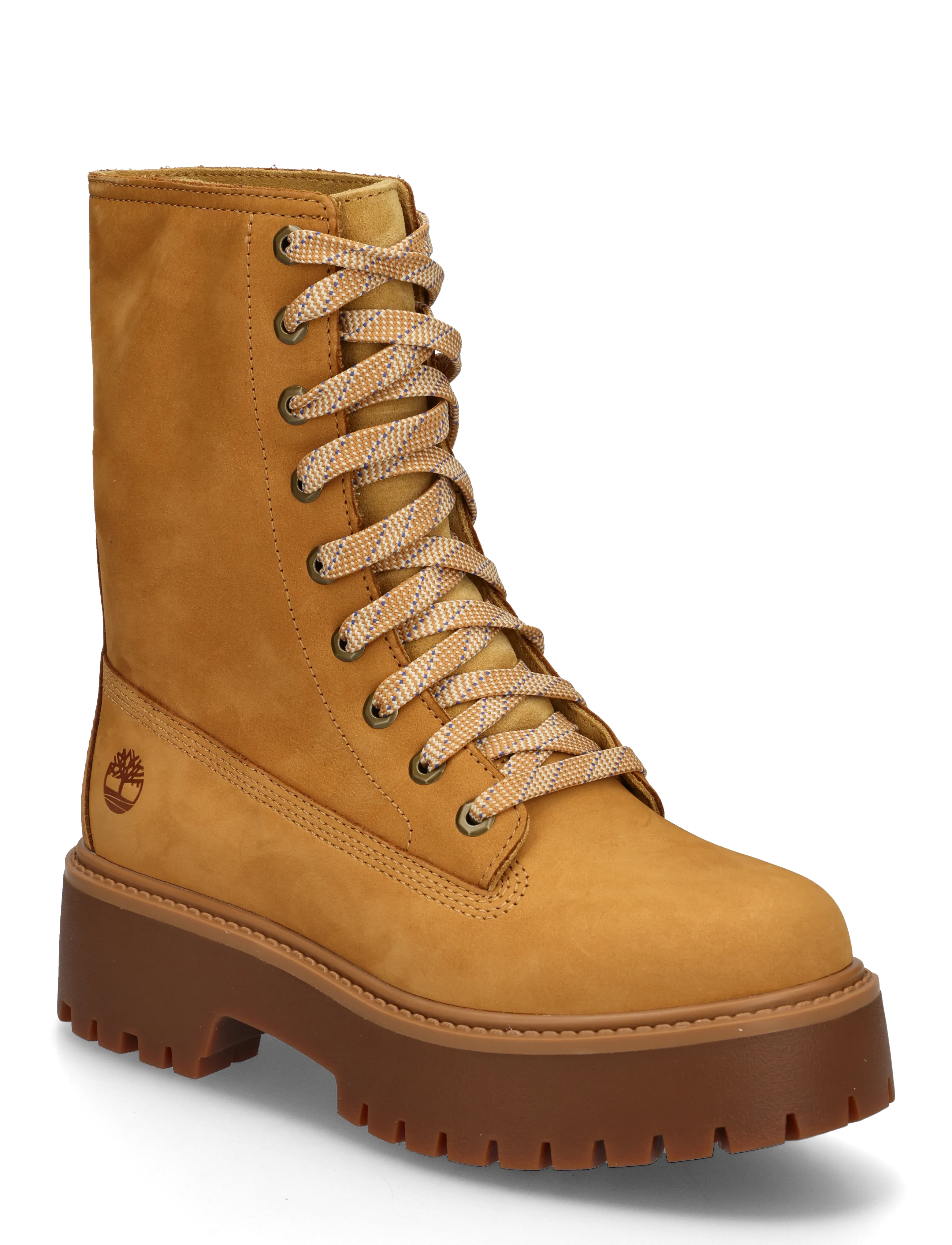 Timberland MID LACE UP BOOT - Stiefel - WHEAT NUBUCK / brown