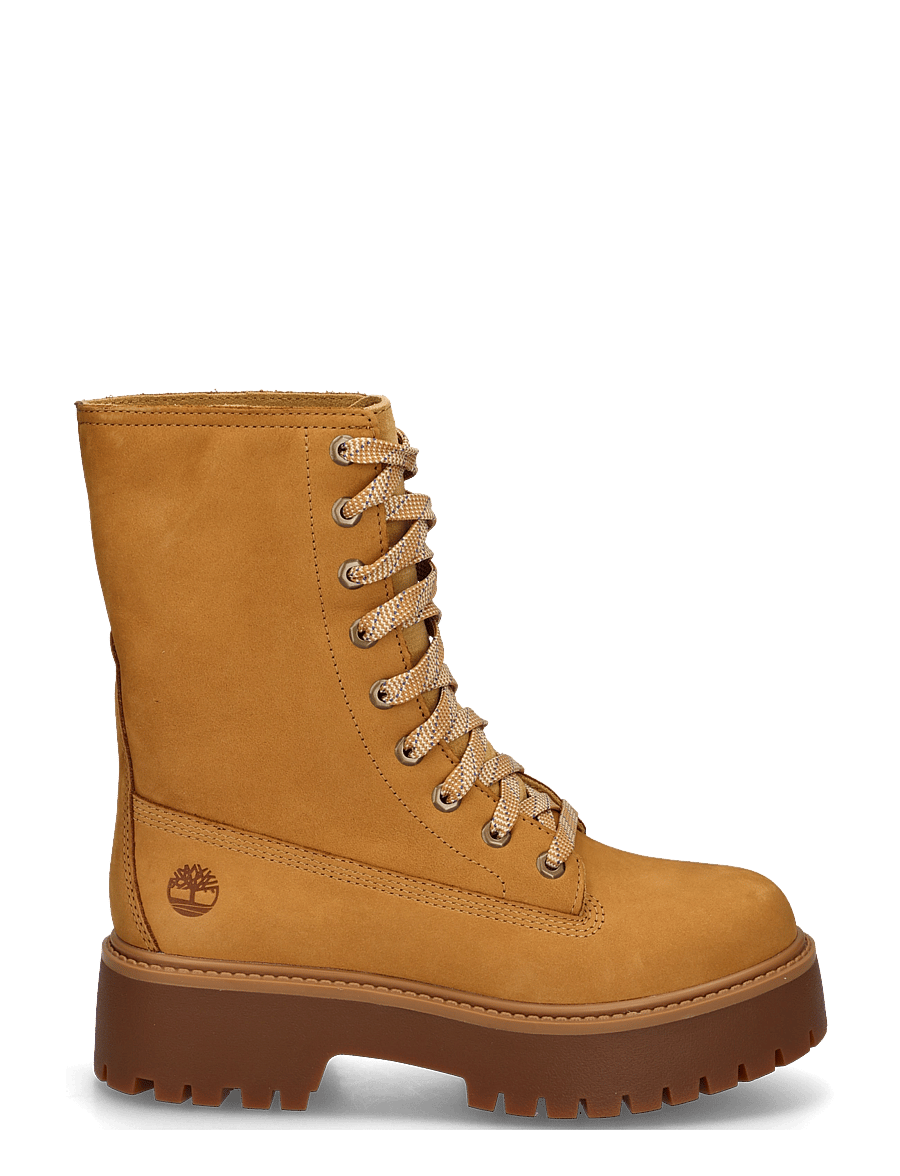 Timberland - MID LACE UP BOOT - paeltega saapad - wheat nubuck - 2