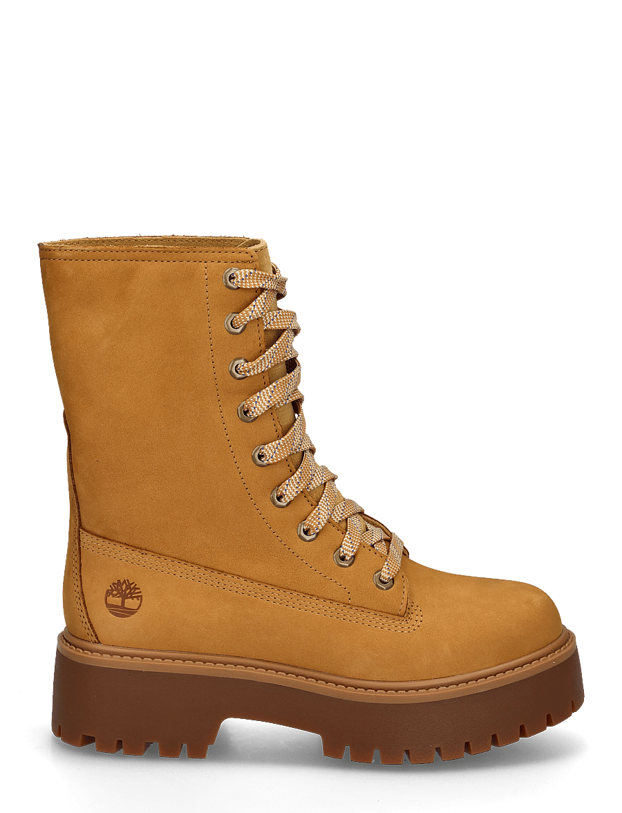 Timberland - MID LACE UP BOOT - paeltega saapad - wheat nubuck - 2