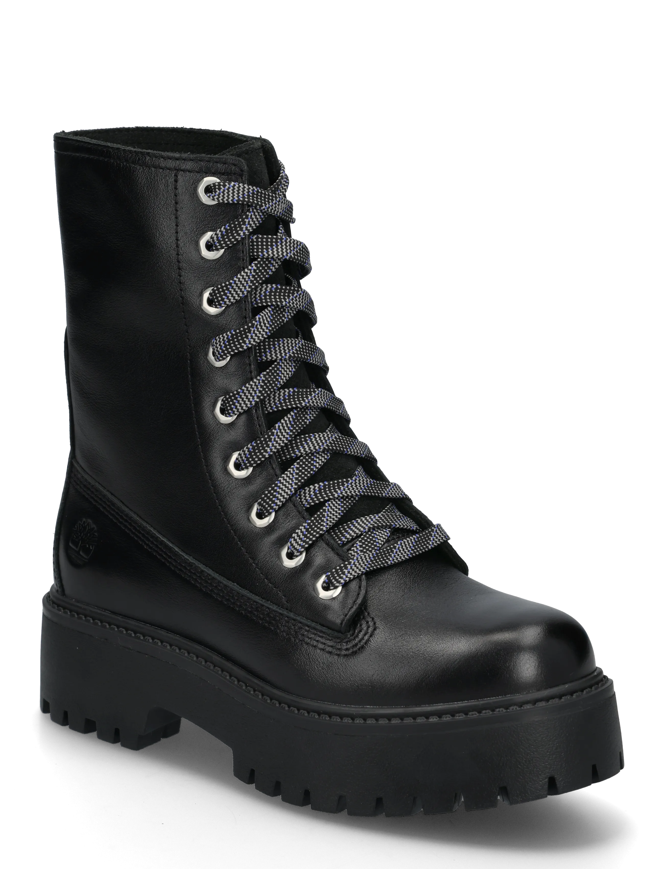 Timberland MID LACE UP BOOT - Stiefel - BLK FULL GRAIN / black