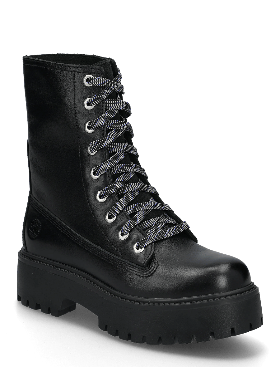 Timberland - MID LACE UP BOOT - geschnürte stiefel - blk full grain - 0