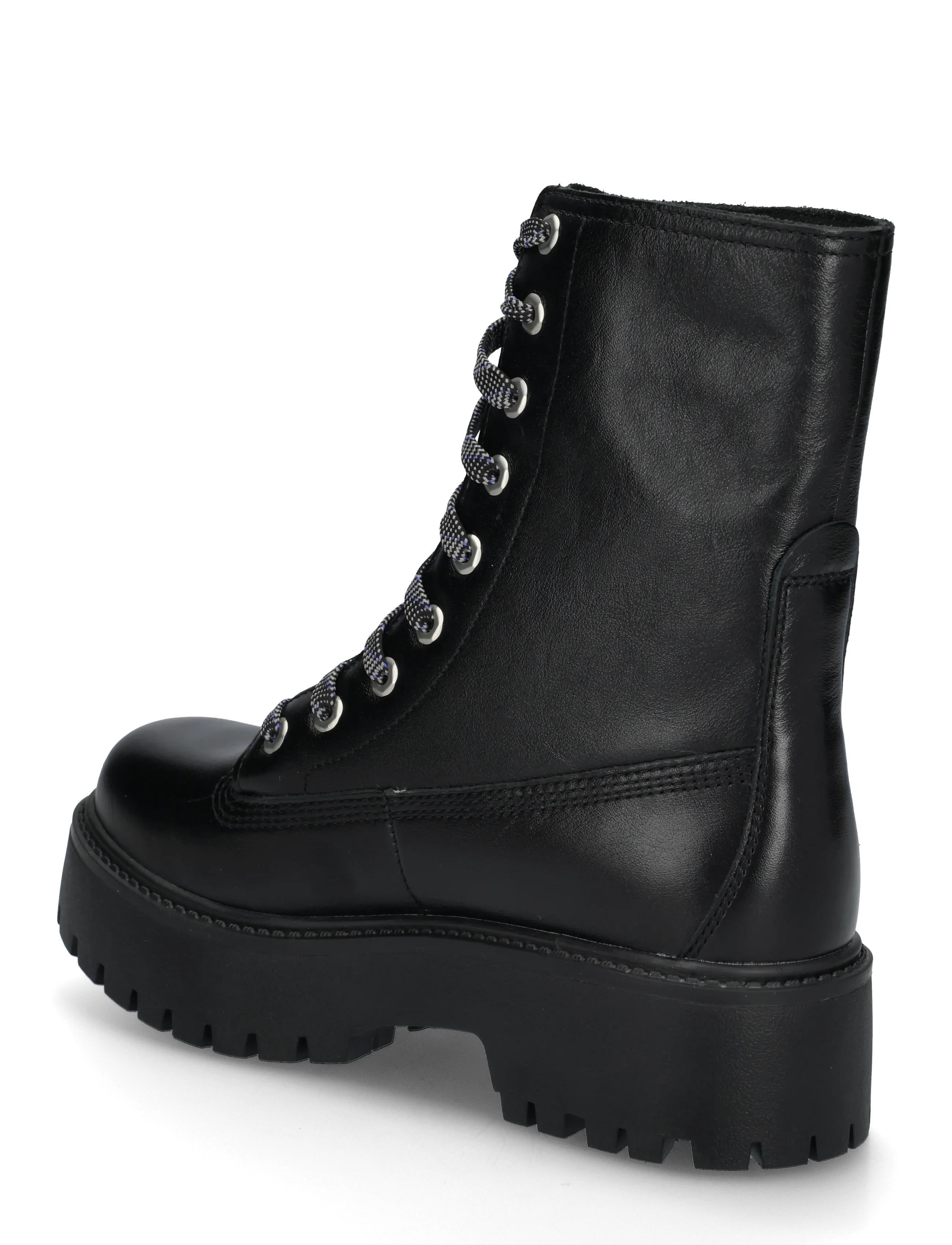 Timberland - MID LACE UP BOOT - geschnürte stiefel - blk full grain - 1