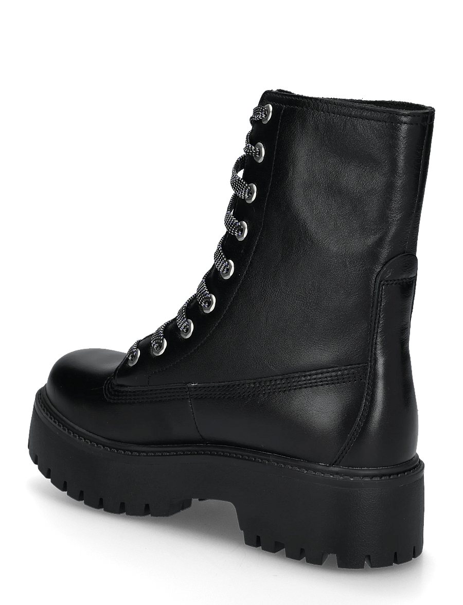 Timberland - MID LACE UP BOOT - geschnürte stiefel - blk full grain - 1