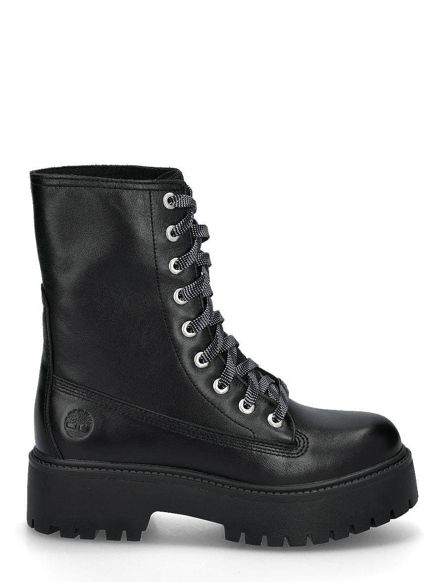 Timberland - MID LACE UP BOOT - geschnürte stiefel - blk full grain - 2