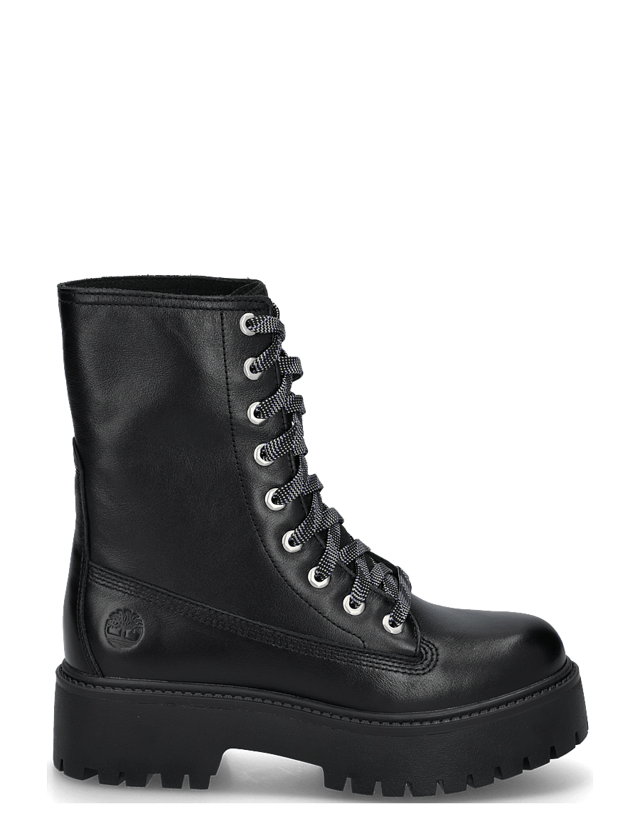 Timberland - MID LACE UP BOOT - paeltega saapad - blk full grain - 2