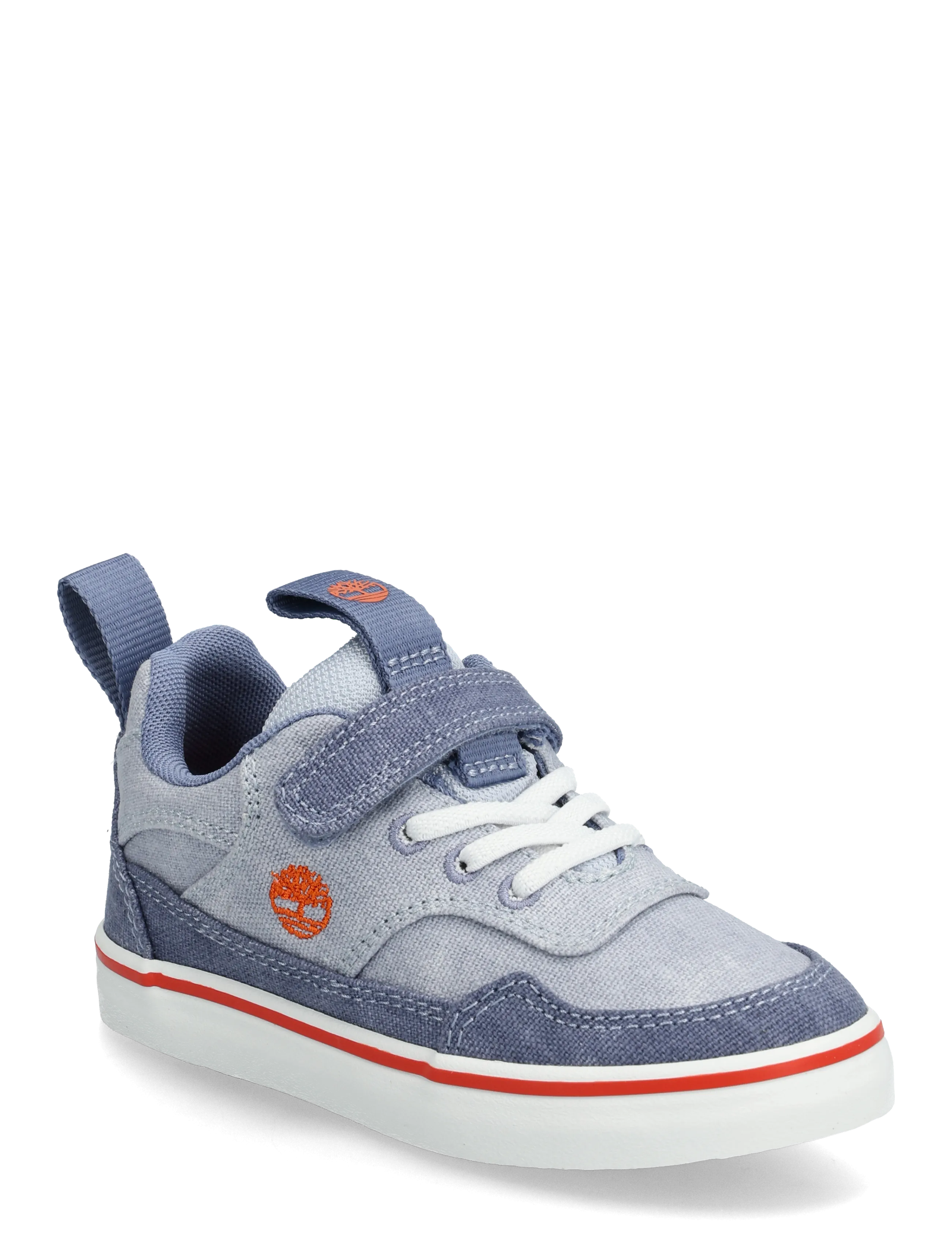 Timberland Stone Jump Low Hook & Loop Sneaker Lt Blue Canvas, 26, Sneakers, Blau - High-top Kinder