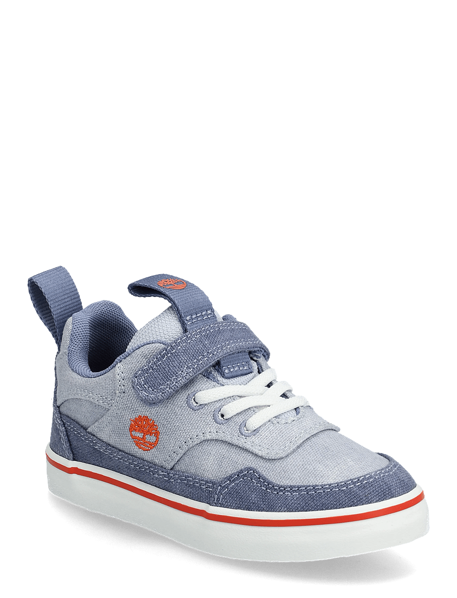Timberland - STONE JUMP LOW HOOK & LOOP SNEAKER LT BLUE CANVAS - høy ankel - light blue - 0