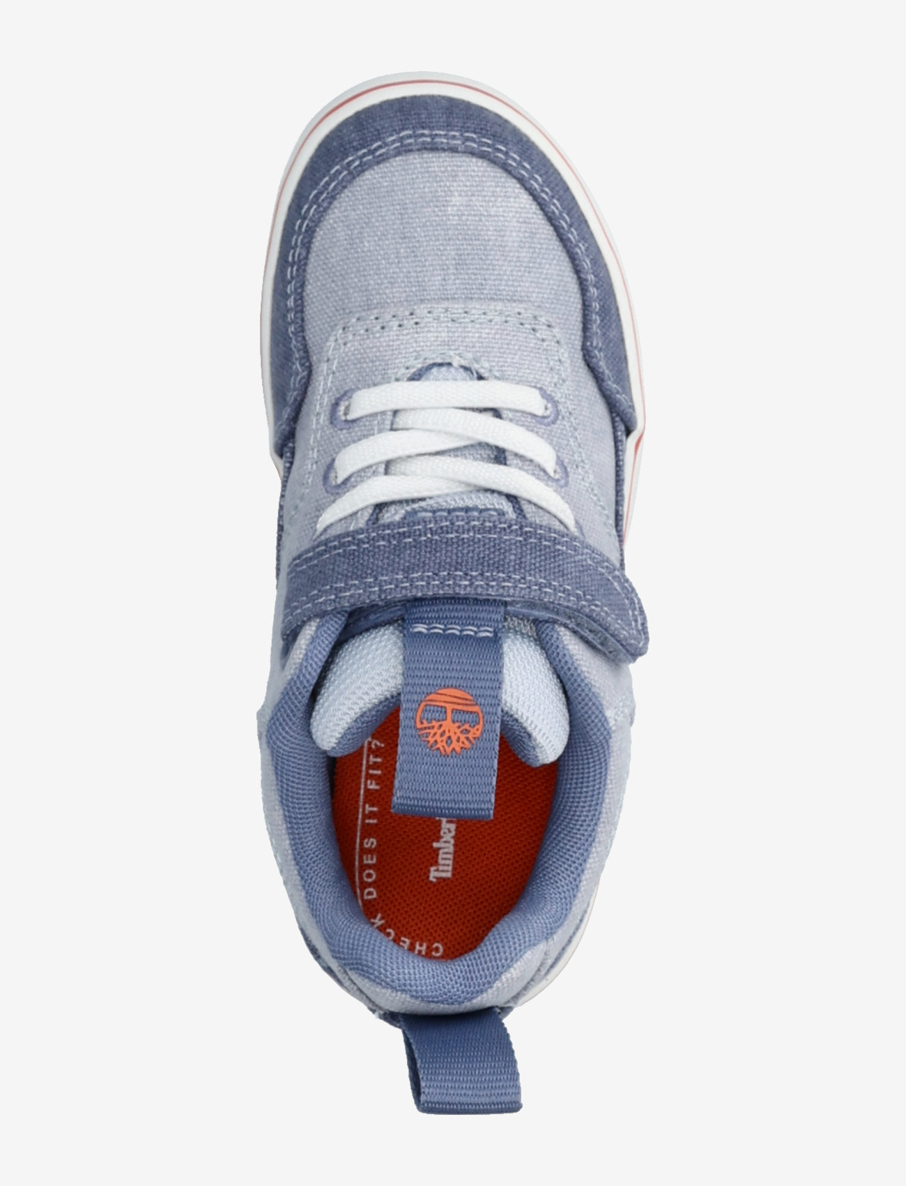 Timberland - STONE JUMP LOW HOOK & LOOP SNEAKER LT BLUE CANVAS - høje sneakers - light blue - 3