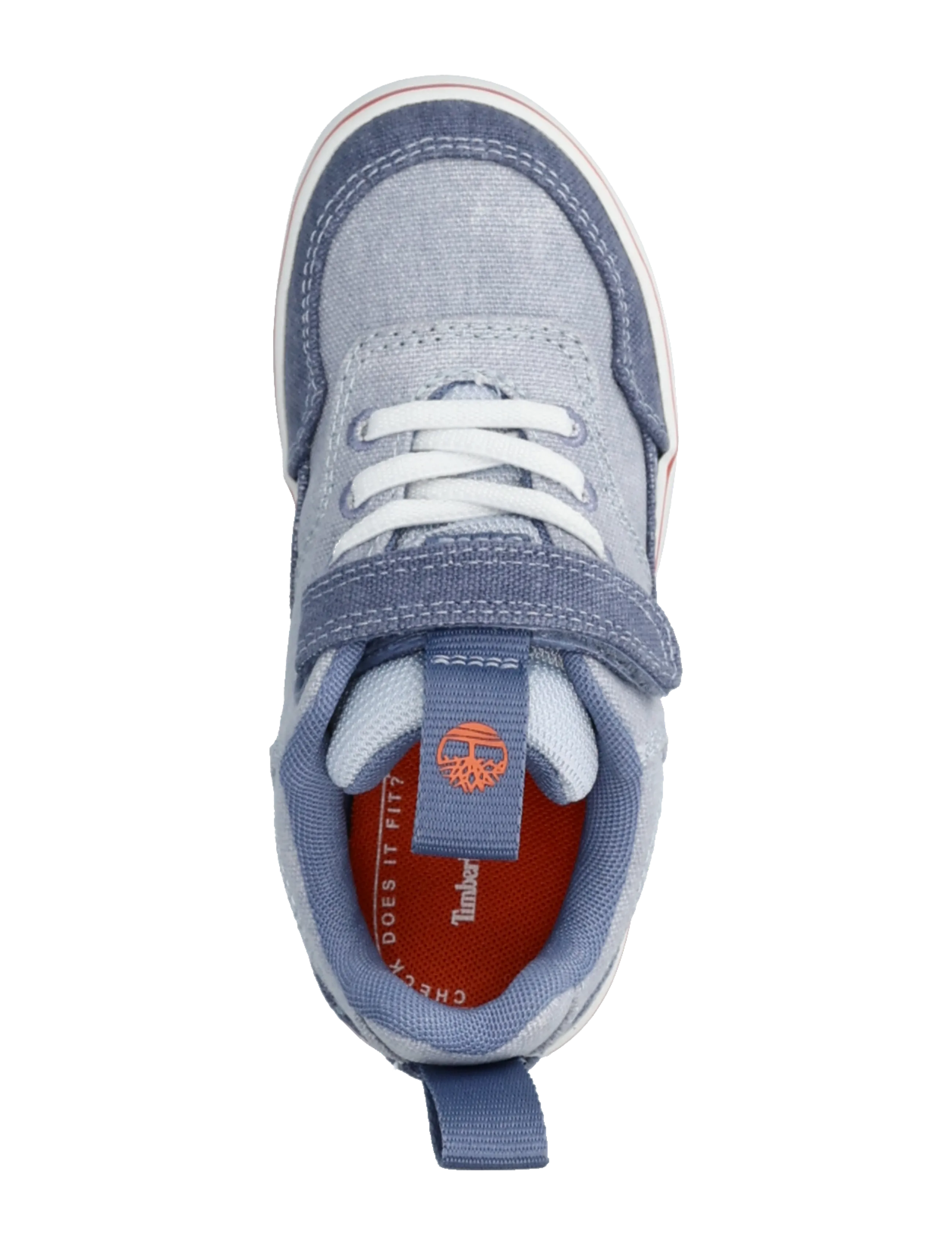 Timberland - STONE JUMP LOW HOOK & LOOP SNEAKER LT BLUE CANVAS - höga sneakers - light blue - 3