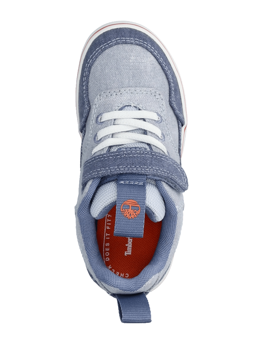 Timberland - STONE JUMP LOW HOOK & LOOP SNEAKER LT BLUE CANVAS - høy ankel - light blue - 3