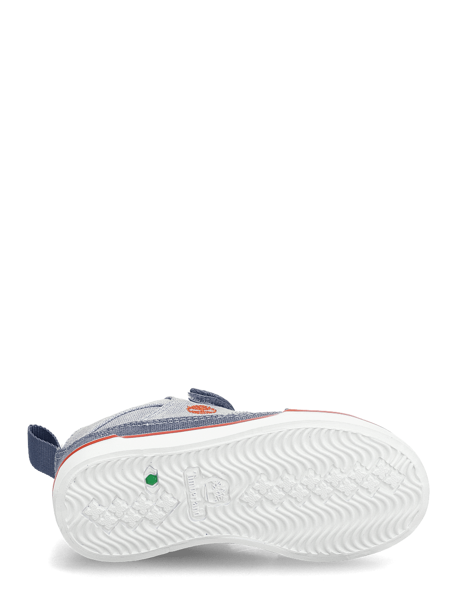 Timberland - STONE JUMP LOW HOOK & LOOP SNEAKER LT BLUE CANVAS - høy ankel - light blue - 4