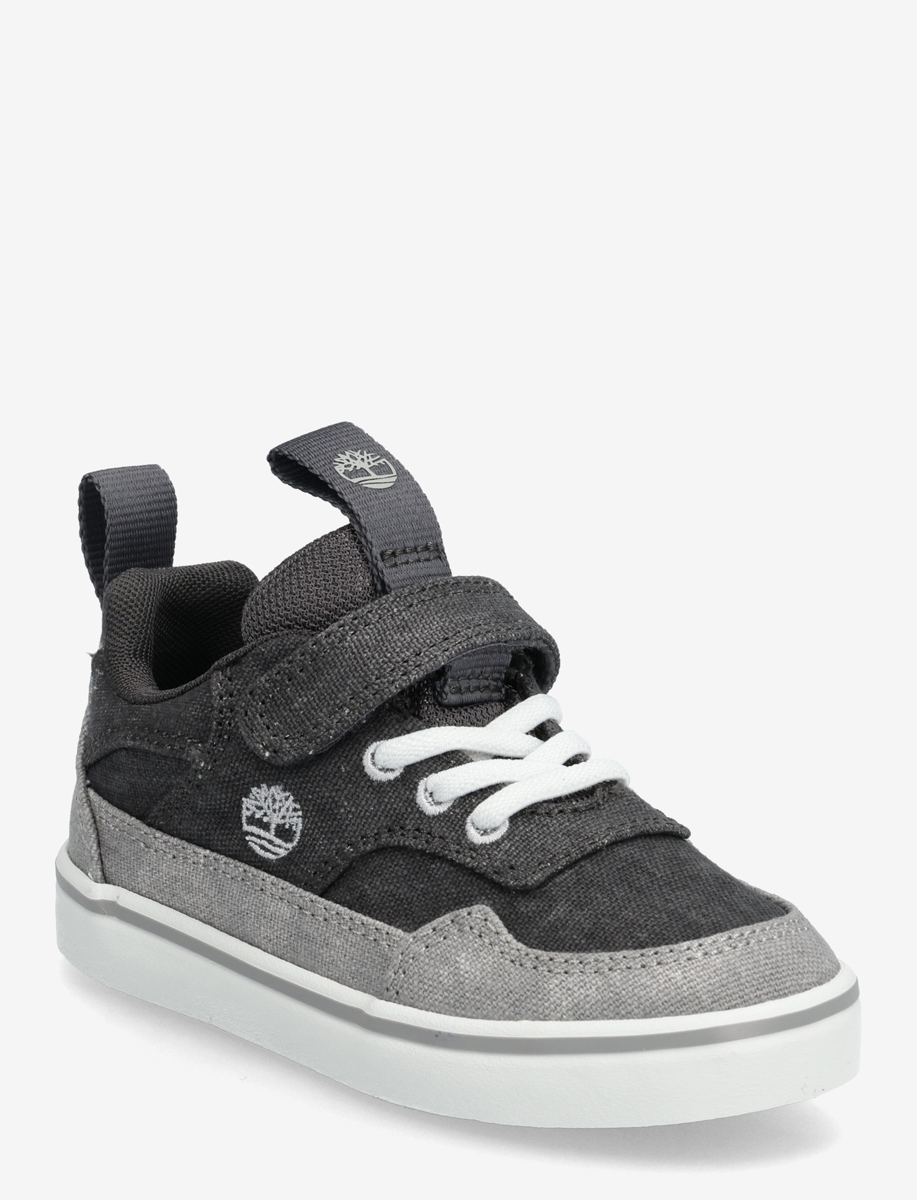 Timberland - STONE JUMP LOW HOOK & LOOP SNEAKER DARK GREY CANVAS - high tops - dark grey - 0