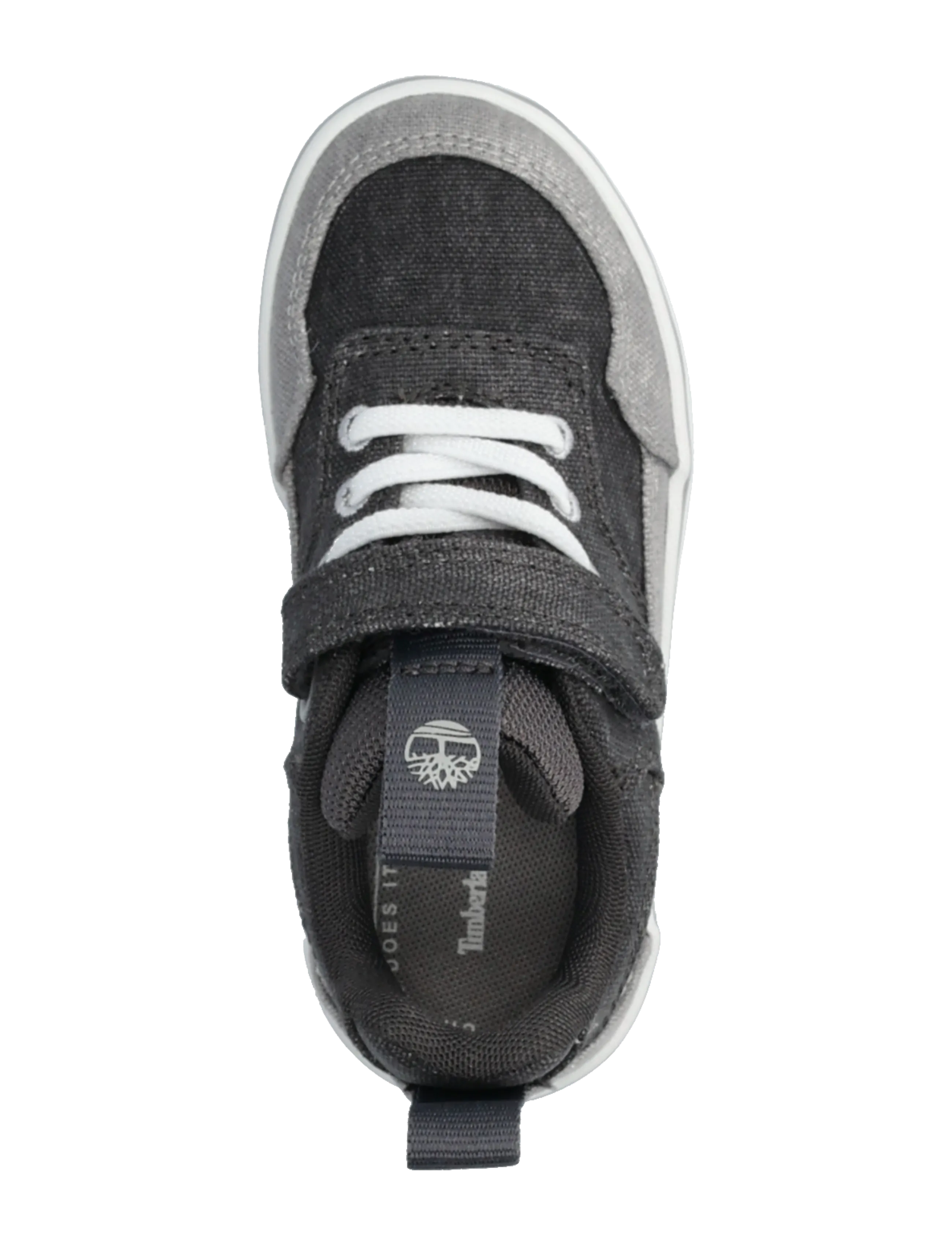 Timberland - STONE JUMP LOW HOOK & LOOP SNEAKER DARK GREY CANVAS - high tops - dark grey - 3