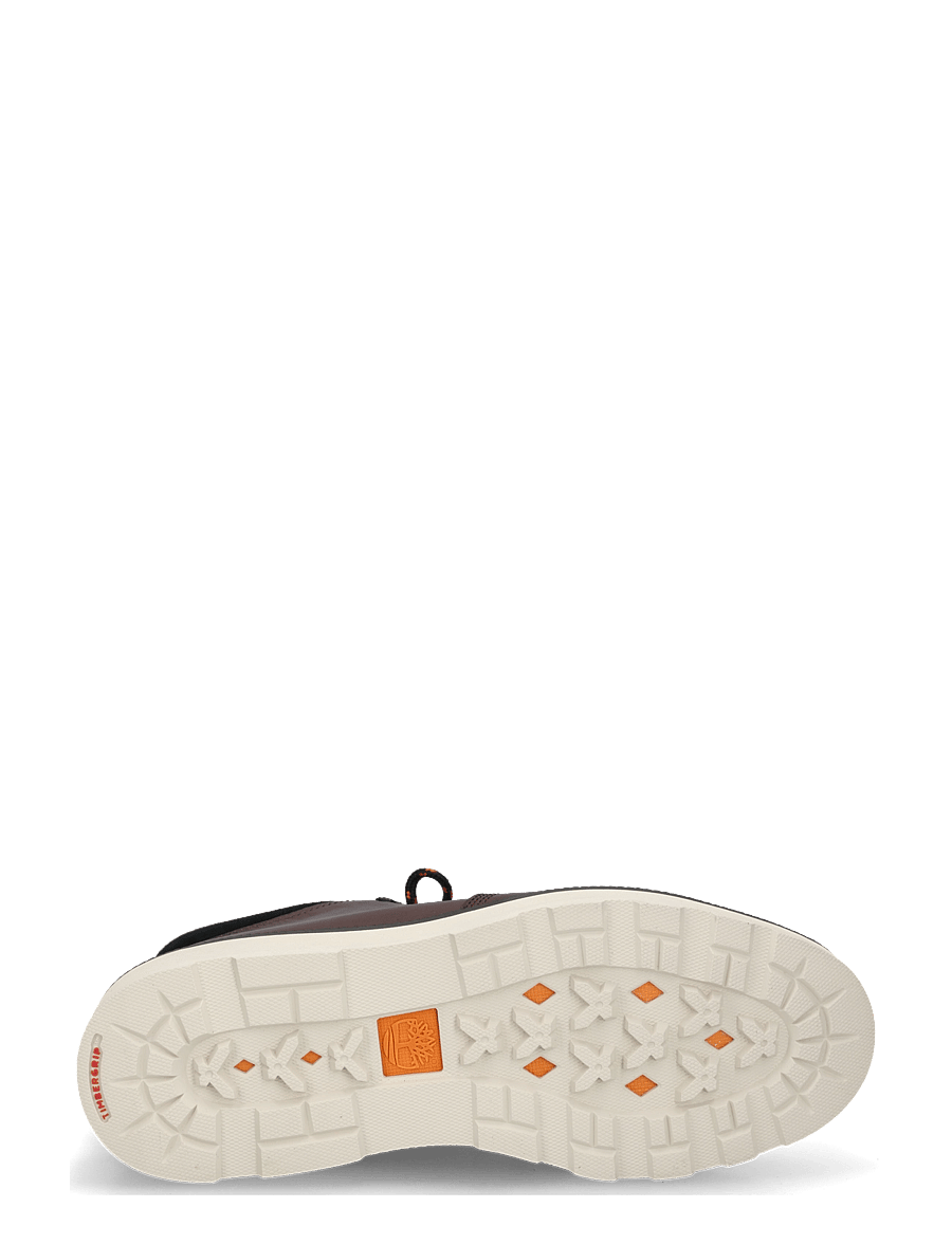 Timberland - LACE UP SHOE - laced boots - dk brn f grain - 4