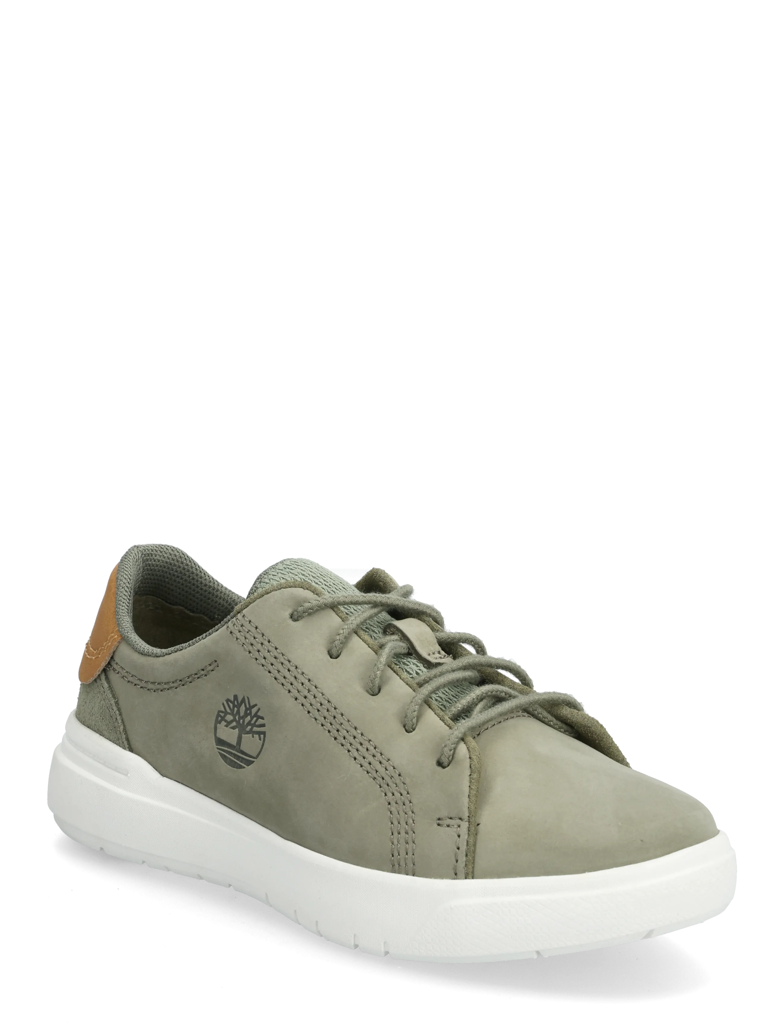 TIMBERLAND Seneca Bay Low Strickjacke Up Sneaker Deep Lichen Grün Weiß - 31 - Kinder