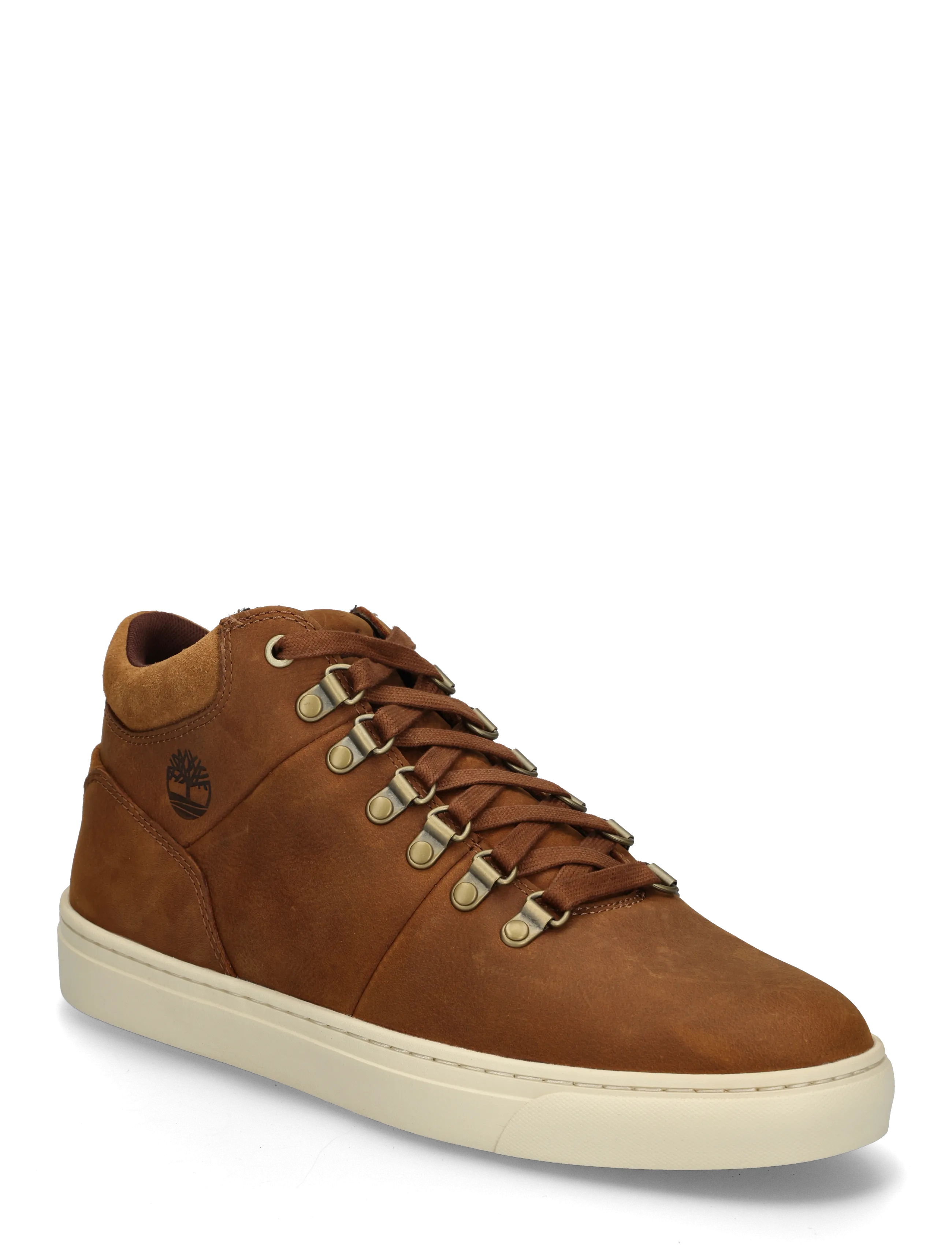 Timberland MID LACE UP SNEAKER - Shoes - MD BRN F GRAIN / brown