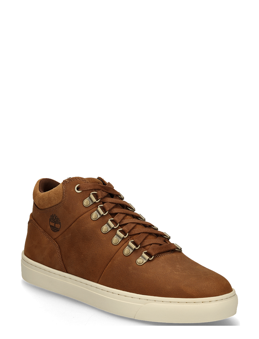 Timberland - MID LACE UP SNEAKER - high-top sneaker - md brn f grain - 0