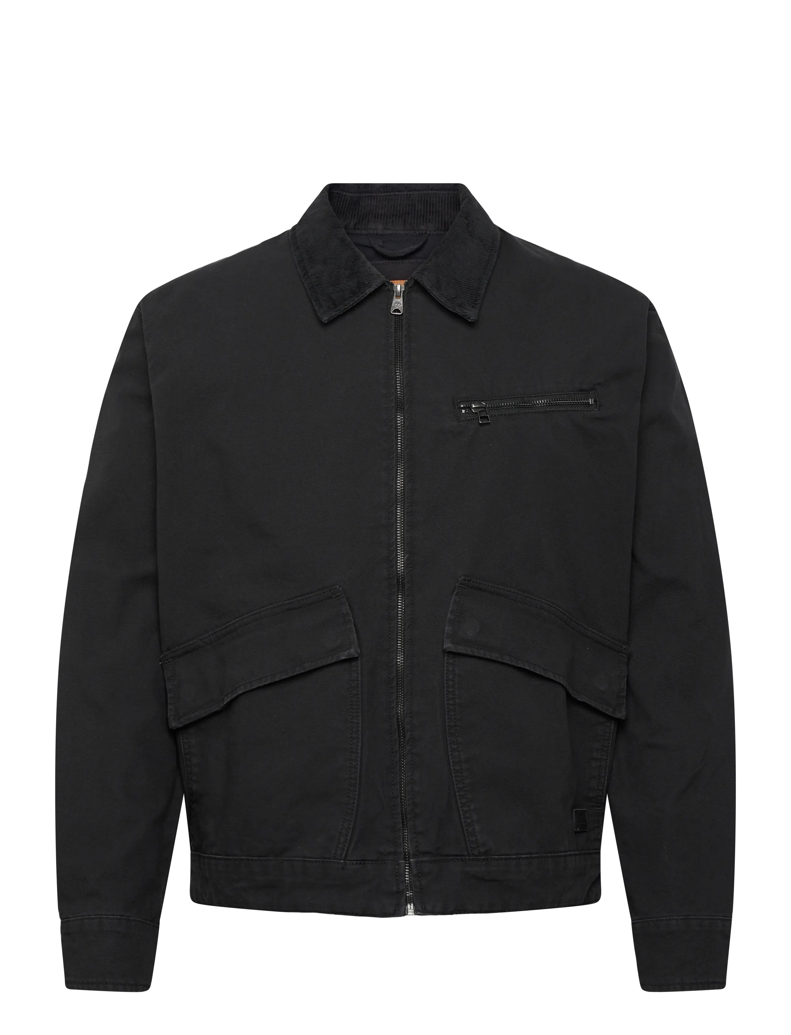 Timberland Washed Canvas Jacket - Overtøj - BLACK / black