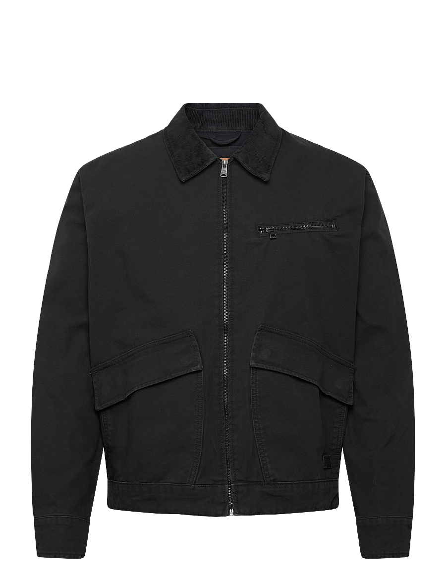 Timberland - Strafford Washed Canvas Jacket BLACK - herbstjacken - black - 1
