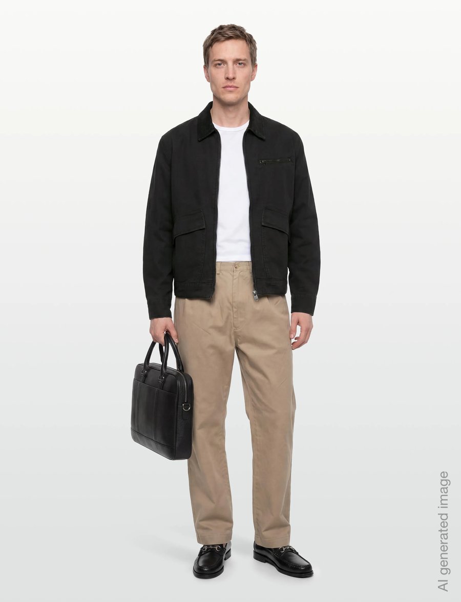Timberland - Strafford Washed Canvas Jacket BLACK - herbstjacken - black - 0