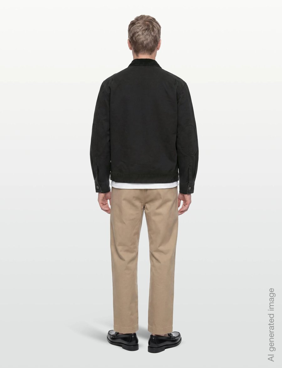 Timberland - Strafford Washed Canvas Jacket BLACK - herbstjacken - black - 3