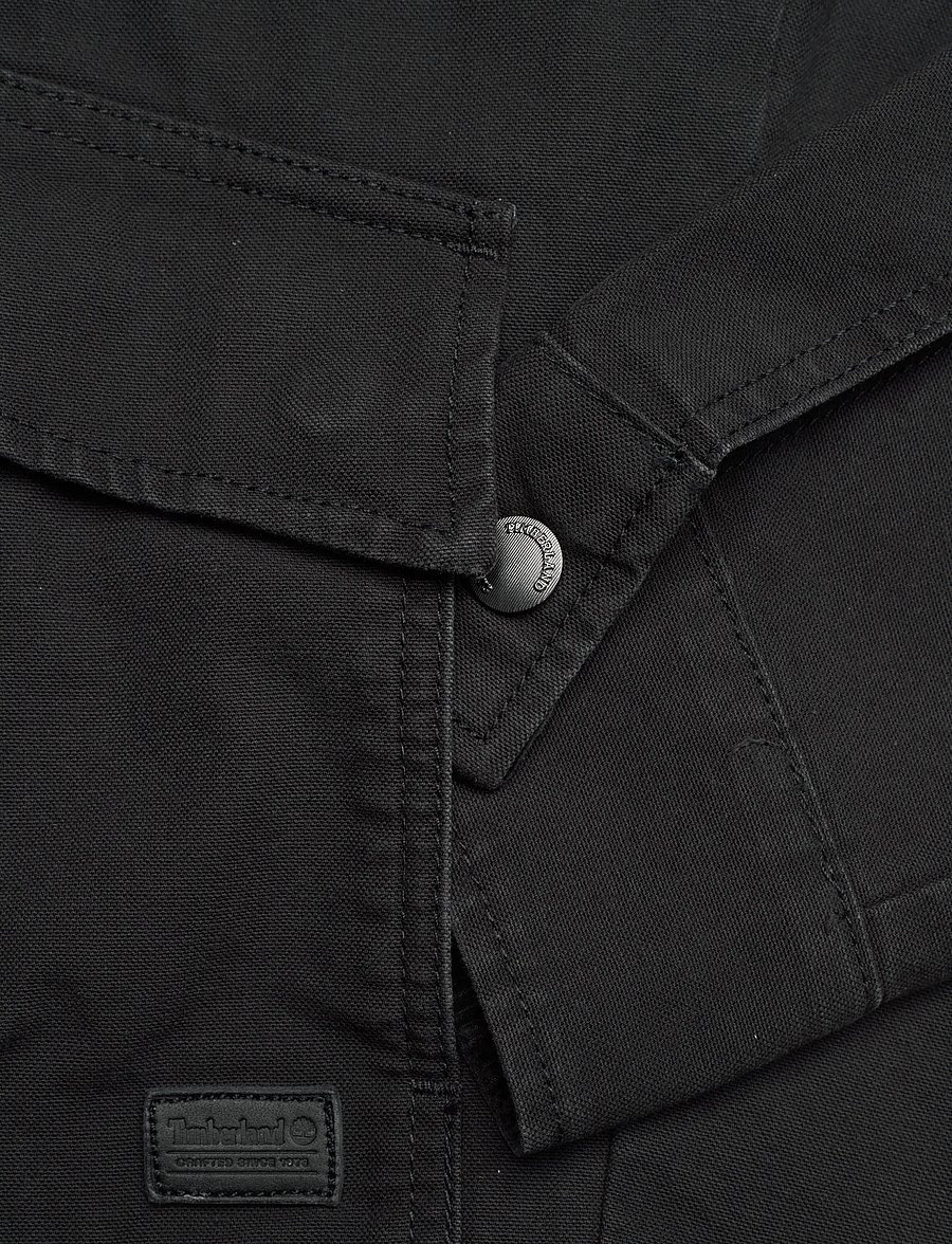 Timberland - Strafford Washed Canvas Jacket BLACK - herbstjacken - black - 5