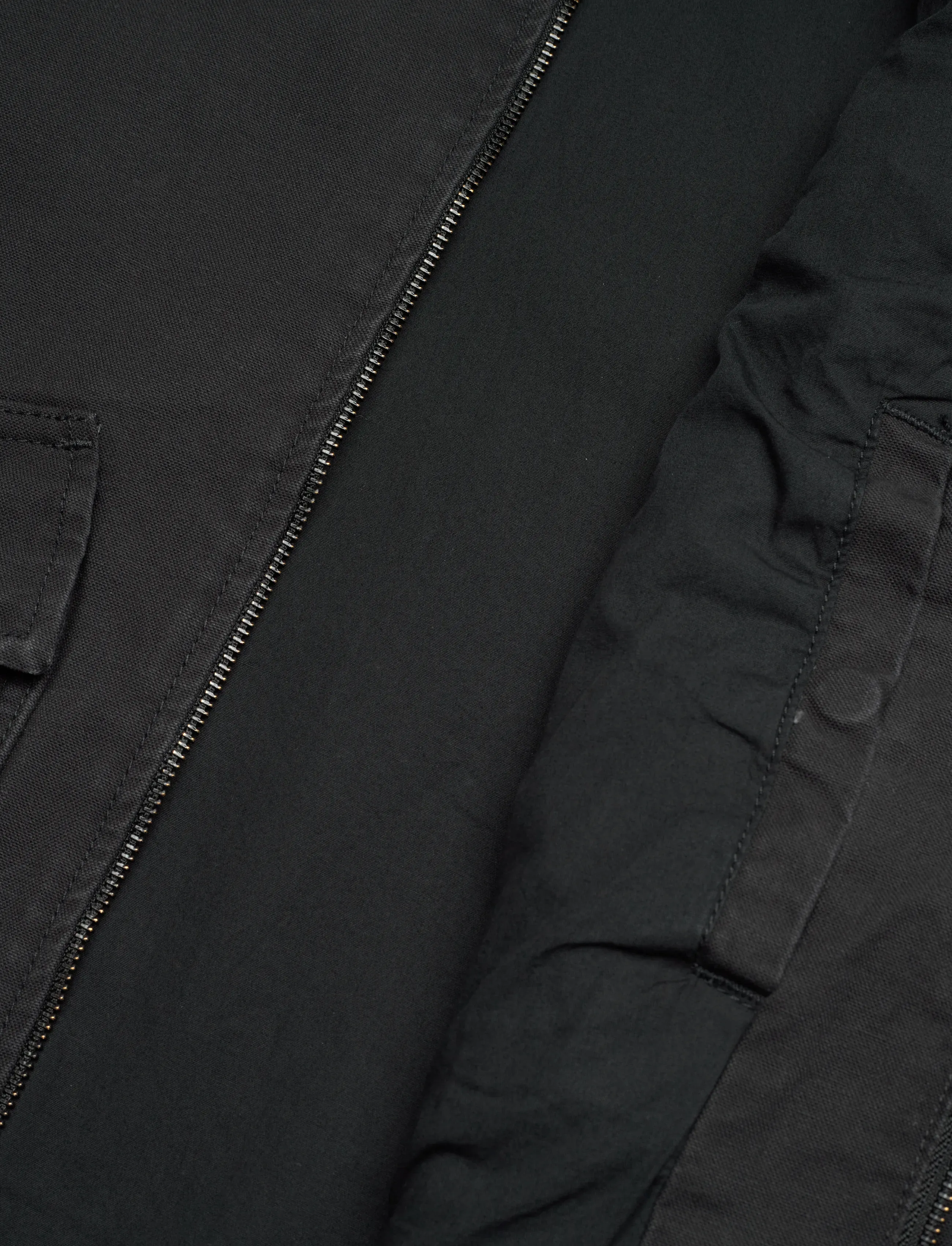 Timberland - Strafford Washed Canvas Jacket BLACK - spring jackets - black - 4