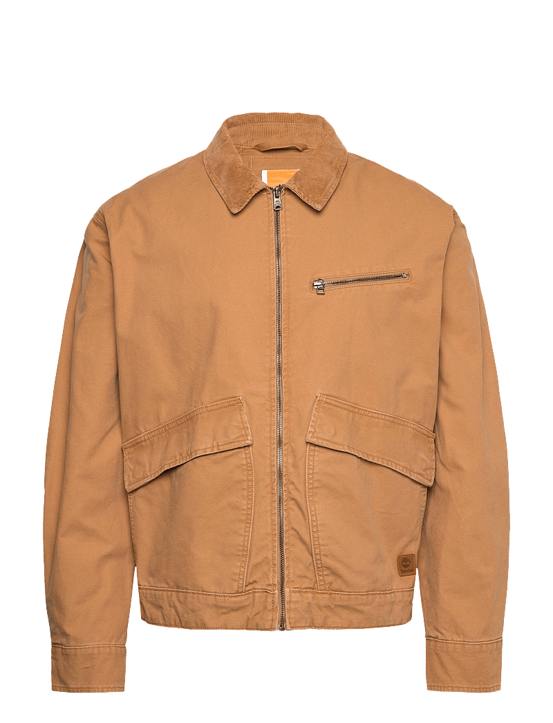 Timberland - STRAFFORD Washed Canvas Jacket WHEAT BOOT - pavasarinės striukės - medium brown - 0