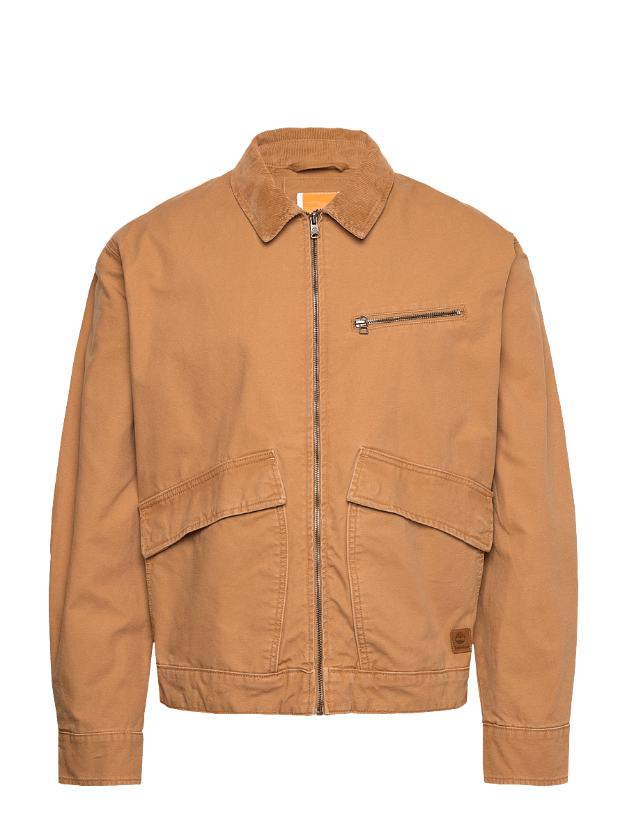 Timberland - STRAFFORD Washed Canvas Jacket WHEAT BOOT - fall jackets - medium brown - 0